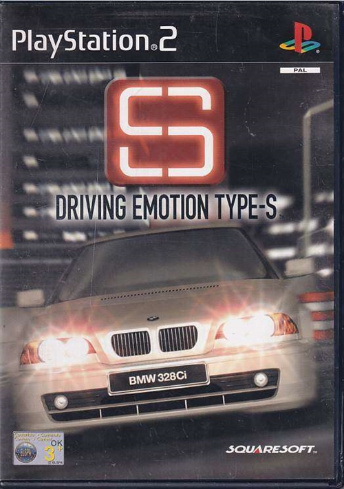 Driving Emotion Type-S - PS2 (B Grade) (Genbrug)